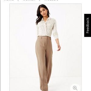 Marks & Spencer UK M&S Collection Tencel ™️ Wide Leg Trousers